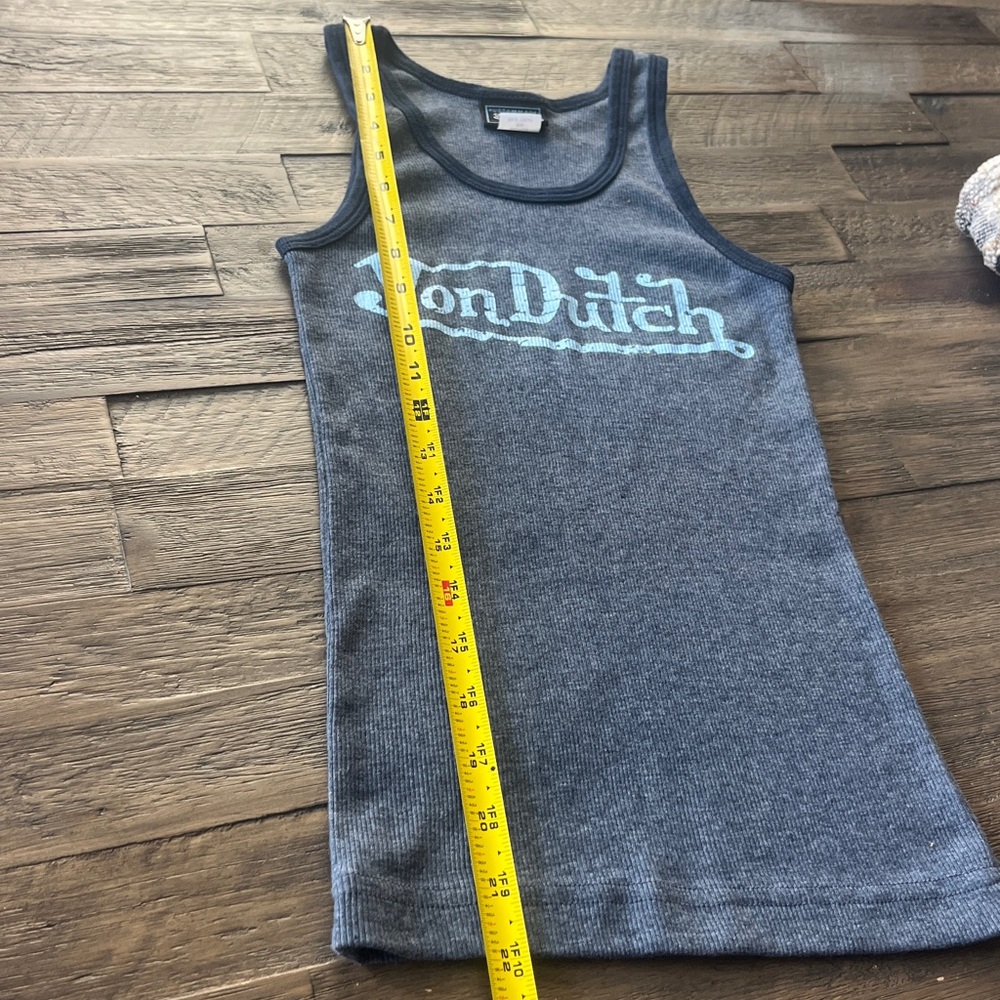Von Dutch Ringer Ribbed Tank - Picture 13 of 16